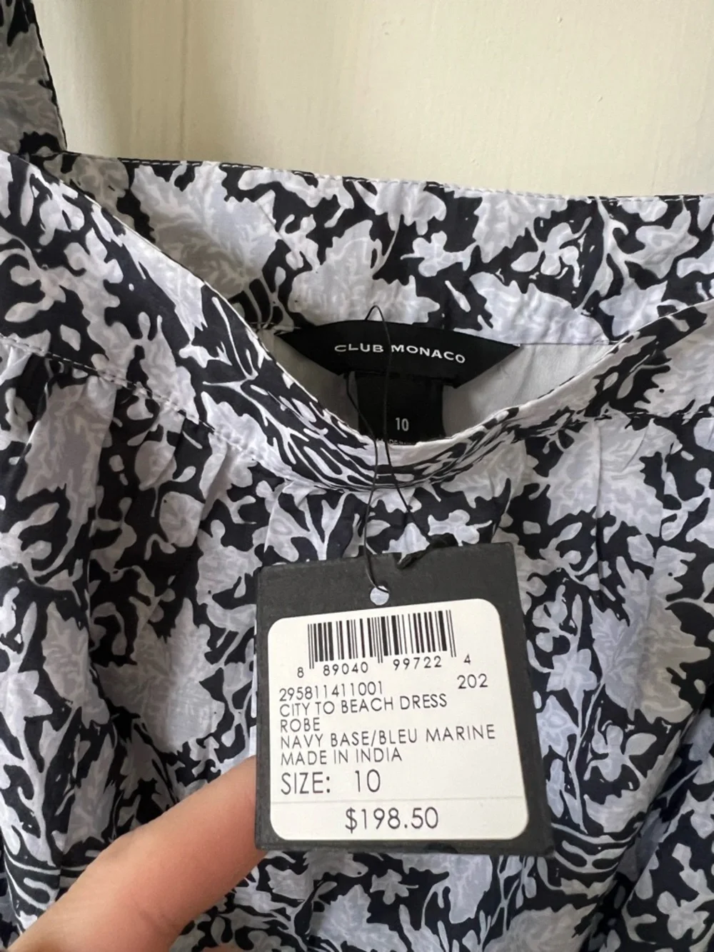 Club Monaco City to Beach Tie-Waist Midi Dress - Picture 9 of 11